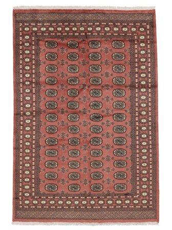 Pakistan Bokhara 2Ply Tæppe Orientalsk Mørkerød/Brun (Uld, Pakistan)