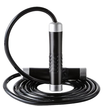 Viktad - Tjock Vikt Rep Aluminium Handtag, Hopprep För Vuxna Träning Fitness Motion