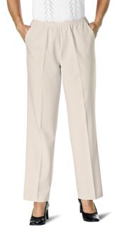 Housut kuminauhavyötärö beige-24-Åshild