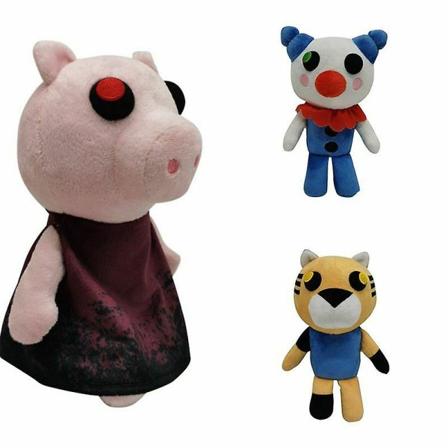 3 stk 1 stk Piggy Plys Fyldt Legetøj Figur Bamse Plys Dukke Børnefest 3pcs set