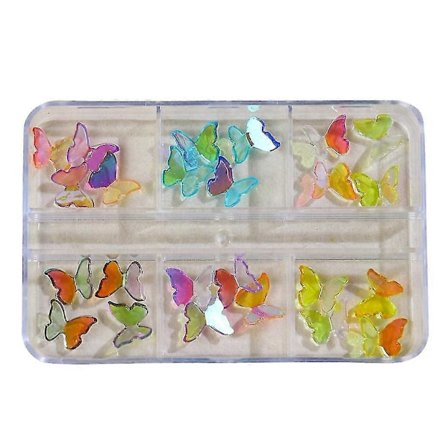 Resin Negle Rhinestones Krystal Negle Ædelstene Sten Flad Bagside 3d Negledekorationer