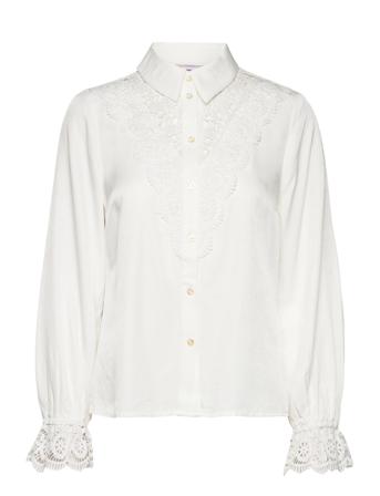 Nudarla Shirt Tops Shirts Long-sleeved White Nümph