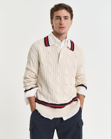 GANT Herren Zopfstrick Polopullover (XXXL)