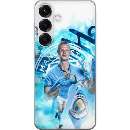 Kompatibel Mobilcover til Samsung Galaxy S25 Erling Haaland Manchester City Norge klinisk angriber med kraft hastighed og topinstinkt, der gør ham næs