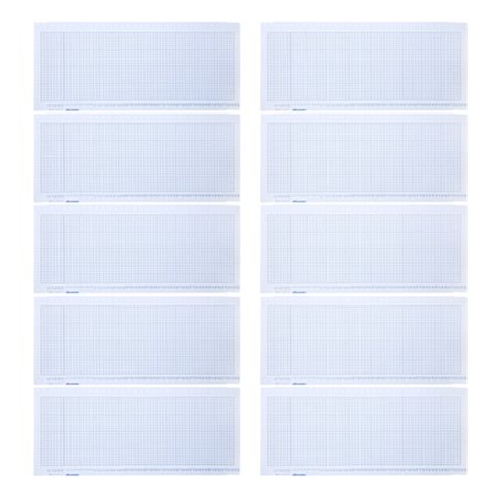 10 stk. Strikmaskine Stansekort 24 Blomsterkort til Strikmaskine Tilbehør