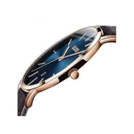 Ultratynn Kvarts Klokke Menn OLEVS Luksus Rosegull Herreklokke