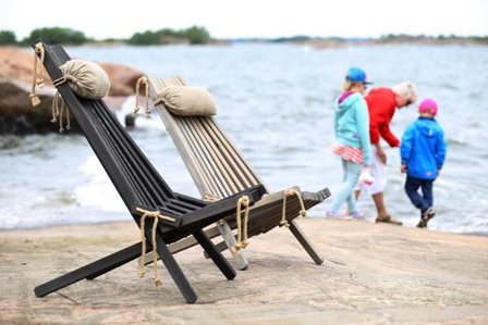 EcoFurn EcoChair Furu Grå