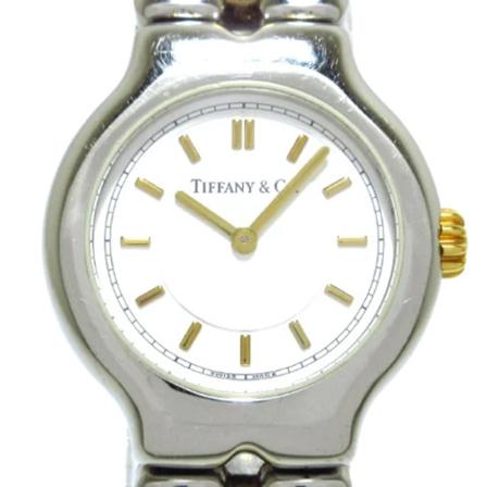 Tiffany & Co. Pre-owned, Pre-owned Stainless Steel watches Grijs, Dames, Maat:ONE Size