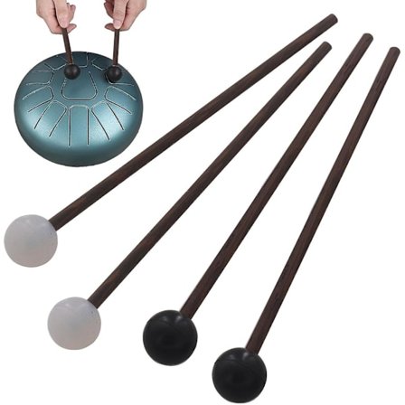 Trumma, xylofon S - Xylofon Bell S Glockenspiel Sticks Trumstock Med Trähandtag Gummi Slagverksinstrument