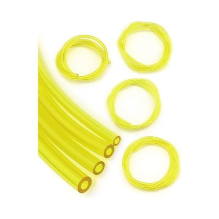 4 kpl polttoaineletkuja, bensiiniletku, 2 x 3,5 mm, 2,5 x 5 mm, 3 x 5 mm, 3 x 6 mm moottorisahoihin, puhaltimiin, ruohonleikkurin lisävaruste, 1 mm