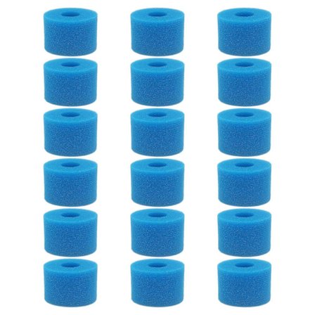 18 st Återanvändbara Tvättbara Skumfilterpatroner för Pure Spa S1 Typ