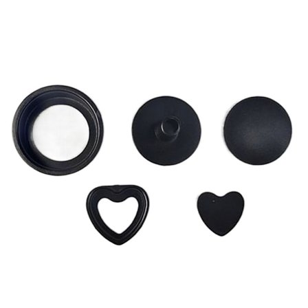 5 STK Dukkehus Bageplade Miniature køkkenlegetøj SORT