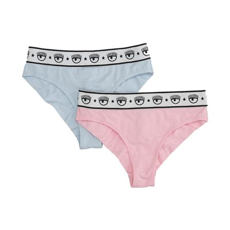 Chiara Ferragni Collection Undertøj Panties 2 pack Pink, Dame Trusser