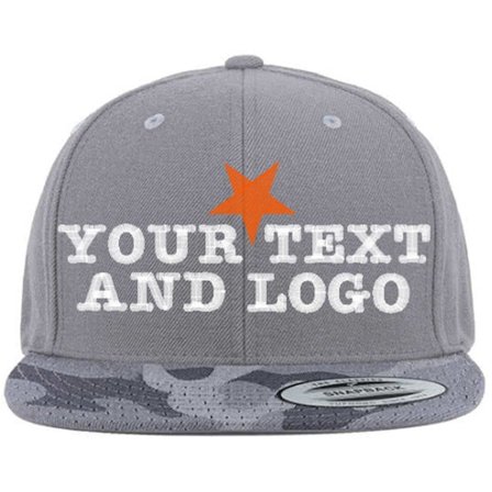 Flexfit - Svart Keps - Designa egen keps - Custom Made @ Hatstore