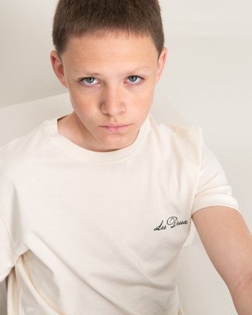 Les Deux Diaz T-Shirt Cremefarben T-Shirts Jungen - Kids Brand Store