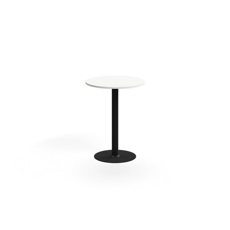 Bar table ALVA, Ø700x900 mm, high pressure laminate, black/white
