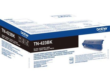 Brother TN423BK - Jumbo Yield - svart - original - tonerpatron