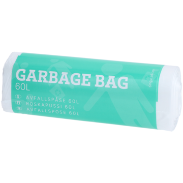 Avfallspose 60L Hvit