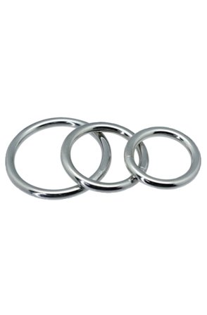 Kjøp TOYZ4LOVERS Timeless Metal Rings 3 pcs - Pakke med penisringer | God pris