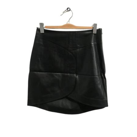Balenciaga Vintage, Pre-owned Skirt Zwart, Dames, Maat:S,leer