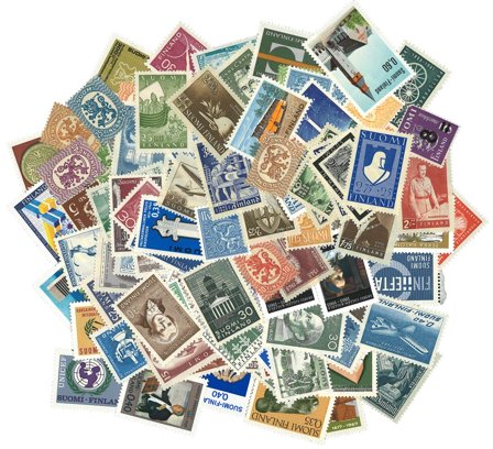 Finland - 129 forskellige postfriske frimærker