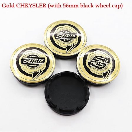 4 stk. 54 mm 56 mm 60 mm 64 mm Chrysler Bil Logo Hjul Center Cap Fælg Badge Covers Mærkat Eftermontering Dekoration Emblem Klistermærke Tilbehør