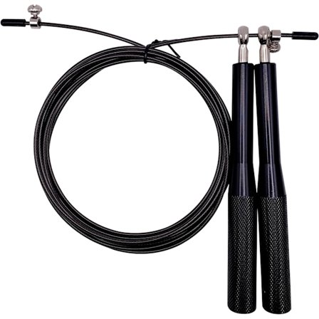 Hoppetau for crossfit og kondisjonstrening svart 3m