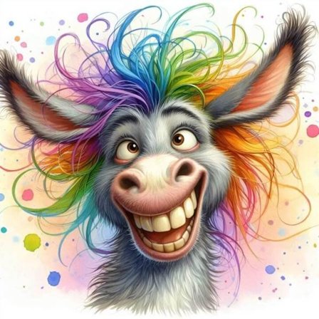 Rolig Häst Affisch A4