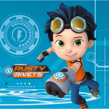 Servietter Rusty Rivets 16-pakke