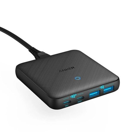 Laddare Power Port Atom Slim Wall Laddare med dubbla USB C portar