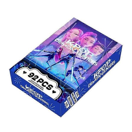 K-Pop Demon Hunters 92 stk. kortsett med 60 Lomo-kort og 32 klistremerker