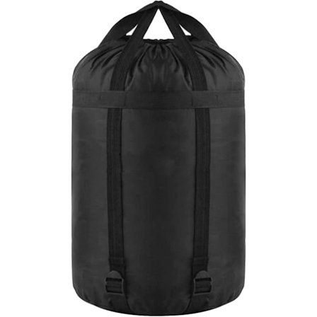 Nylon Kompresjonssekk Sovepose Oppbevaring Kompresjonssekk Sackblack1pcs