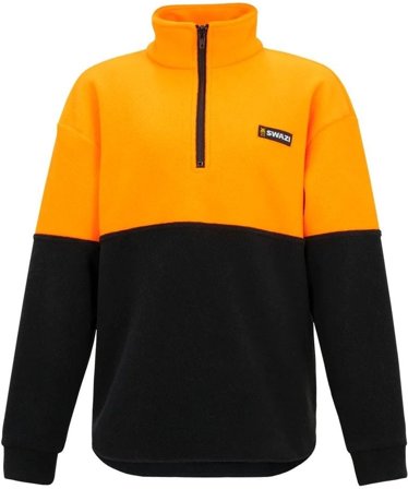 Swazi Kids Hi-Vis Bush Shirt Blaze/Black