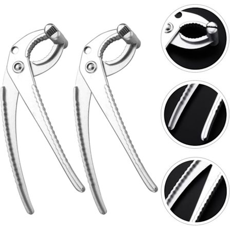 2 stk. gribeklips tang heavy duty pizzapande gribeklips varm ret klips plade skål gribeklips skål tallerken løfter varmebestandig plade løfteklips til