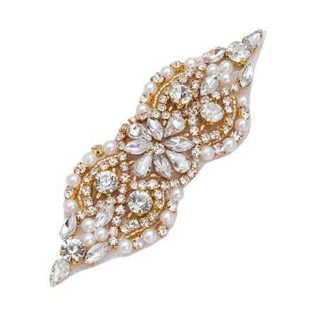 Crystal Decor tekojalokivi applikaatio GOLD