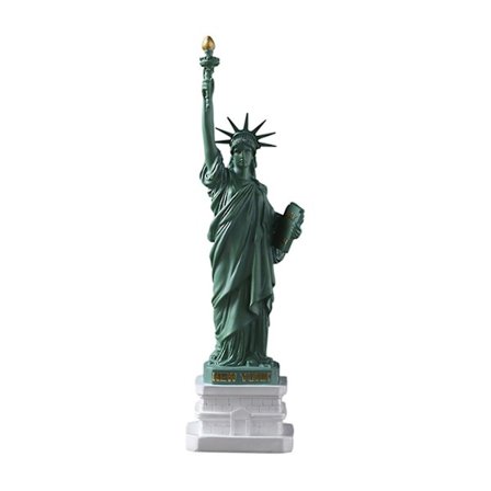 Frihetsgudinnen-modell New York City landemerke liten kopi ornament harpiks suvenir-xinhan (FMY)