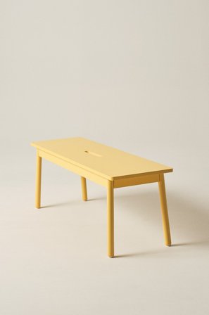 Jotex - Benk 120 Cm Gul - KINNA - Kjøp Benker hos Jotex