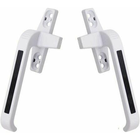 Fönsterhandtag Vänster och Höger Handtag Aluminiumlegering Gunga Dörrar Wi