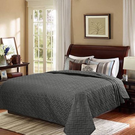 Rootz Geometric Sengetæppe - Dynebetræk - Vendbar dyne - 100 % mikrofiber - Moderne design - 170 cm x 210 cm, 220 cm x 240 cm, 240 cm x 260 cm