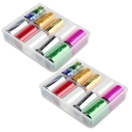 Starry Nail Art folieklistermärke, print nageldesign