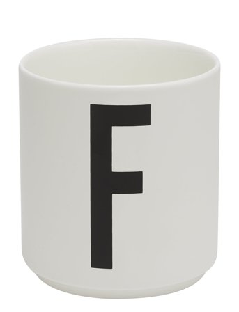Design Letters | Porcelain Cup A-Z, Æ, Ø | 25 CL