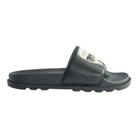Karl Lagerfeld Kondo Tred Ikonic Sl , Zwart , Dames , Maat: 39 EU Slippers