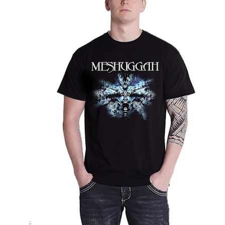 Meshuggah Ingenting officiell herr svart t-shirt