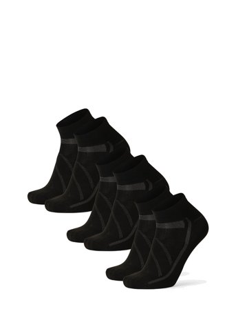 Cycling Low-Cut Socks 3-Pack Black Danish Endurance