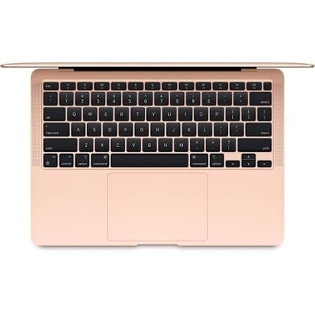 Apple - MacBook Air (2020) - Apple M1-chip - 13,3" - RAM 8GB - Lager 256GB - Guld - AZERTY (2020) - Refurbished - God stand - Grade C