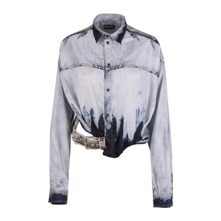 Diesel Shirt Blå, Dame Skjorter