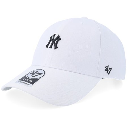47 Brand - MLB White adjustable Czapka Z Daszkiem - New York Yankees MLB Base Runner Mvp White Adjustable @ Hatstore