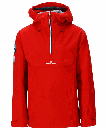 Amundsen Peak Anorak Mens Red