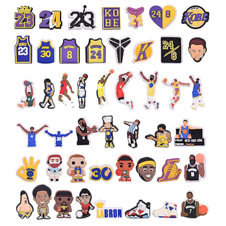 Dww-51 stk Sko-smykker, Crocs-nåler, Crocs-smykker Crocs-tilbehør for jenter gutter, Sko-smykker Crocs-tilbehør Dekorasjon Armbånd