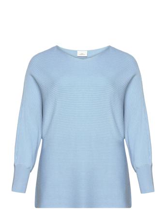 Carnew Adaline L/S Pullover Knt ONLY Carmakoma Blue